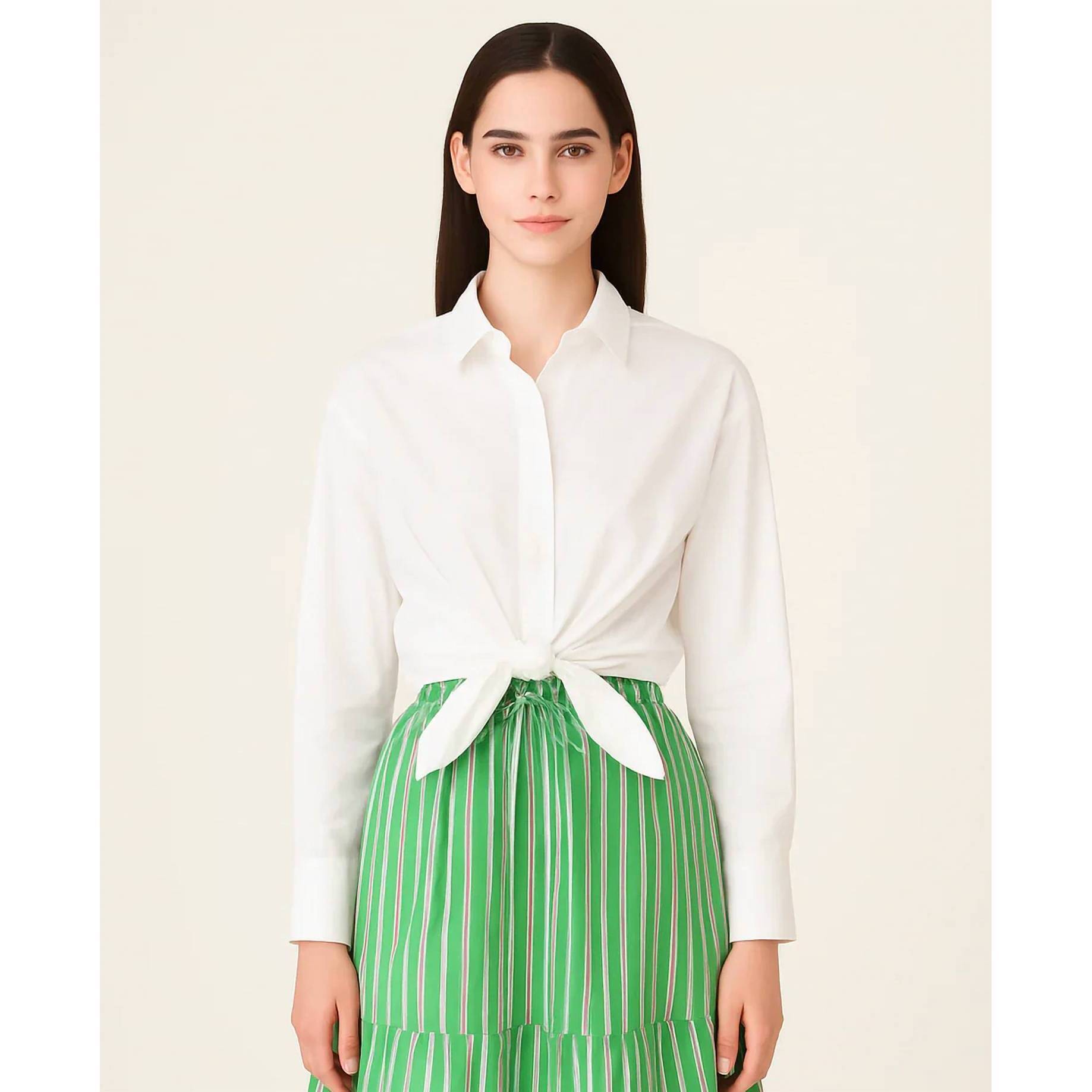 New Ivy Coast Augusta Top In White